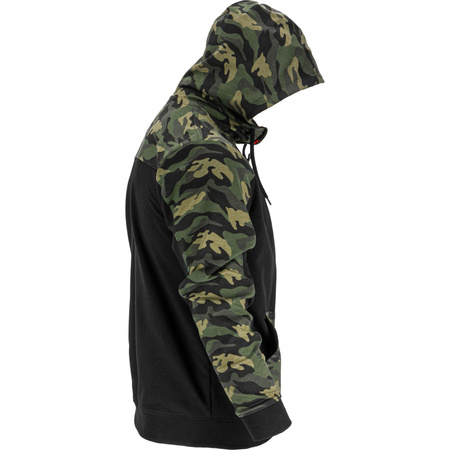 Lahti Pro Bluza z kapturem i suwakiem moro zielono-czarne rozmiar 2XL CE