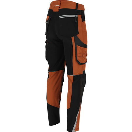 Lahti Pro Spodnie STRETCH brązowo-czarne rozmiar XL CE
