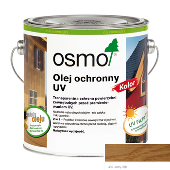 Osmo Olej Ochronny UV 432- Jasny Dąb 2.5L