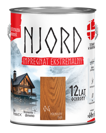 NJORD IMPREGNAT EKSTREMALNY 5 L – PÓŁNOCNY DĄB 04