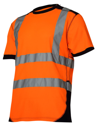 Lahti Pro Koszulka t-shirt ostrzegawcza pomarańczowo-czarna rozmiar 3XL CE