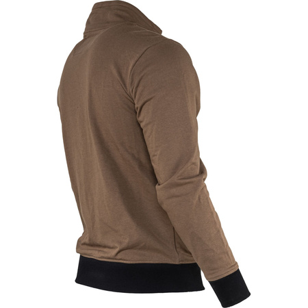 Lahti Pro Bluza z suwakiem brązowa rozmiar XL CE