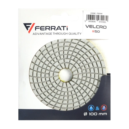 FERRATI Pad polerski 100mm №50 VELCRO