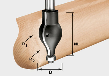 Festool Frezy profilowe HW R20.5/16/D32/57 S12