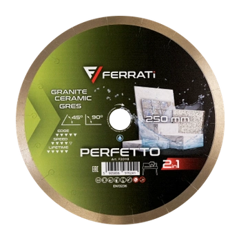 FERRATI Tarcza diamentowa tnąca 2in1 250mm PERFETTO