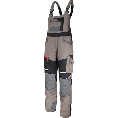 Lahti Pro Ogrodniczki khaki-czarne ze wstawkami ze stretchu rozmiar XL CE