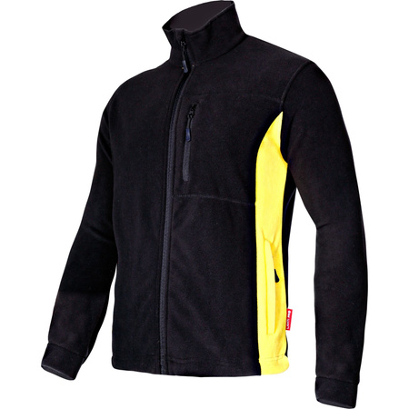 Lahti Pro Bluza polarowa czarno-żółta rozmiar XL CE