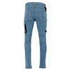 Lahti Pro Spodnie jeansowe jasnoniebieskie STRETCH ze wzmocnieniami rozmiar 3XL CE