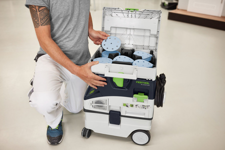 Festool Systainer³ na materiały ścierne SYS-STF D125 GR-Set Granat
