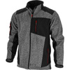 Lahti Pro Kurtka sweter wstawki soft szaro-czarna rozmiar 3XL CE