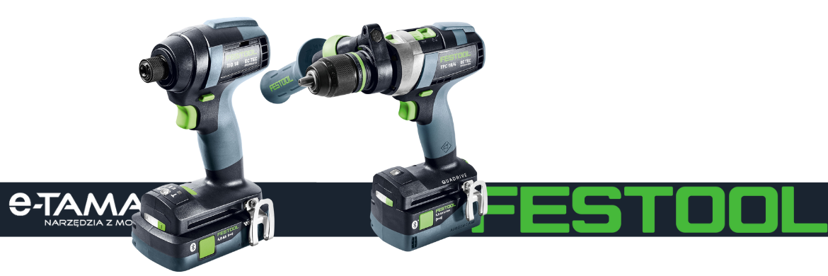 Zdjęcie zestawu Festool TPC 18/4 i TID 18 w Systainerze