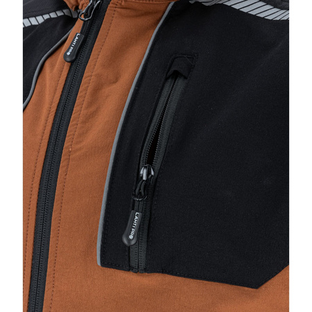 Lahti Pro Bluza stretch brązowo-czarna rozmiar 2XL CE