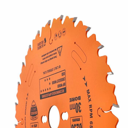 CMT Piła budowlana do cięcia wzdłużnego 250mm Z-24  Typ. 285-290-293