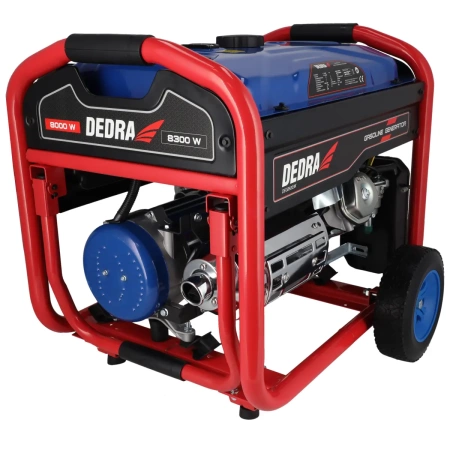 Agregat prądotwórczy, generator DEDRA DEGB9203K moc max. 8,3kW, 8000W, miedziane uzwojenie silnika, 1x400V, 1x230V