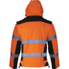 Lahti Pro SOFTSHELL ostrzegawczy z odpinanymi rękawami pomarańczowy rozmiar 2XL CE