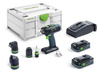 Festool Akumulatorowa wiertarko-wkrętarka T 18+3 HPC 4,0 I-Set