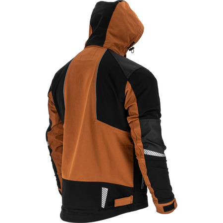 Lahti Pro Bluza stretch brązowo-czarna rozmiar S CE