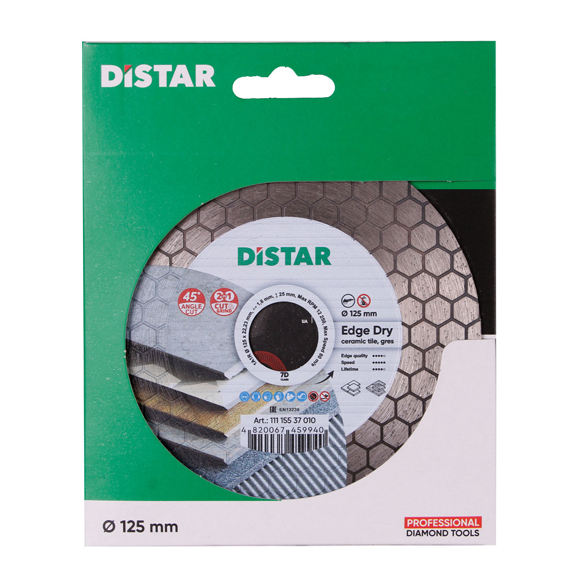 [Image of Tarcza DISTAR EDGE DRY w oryginalnym opakowaniu]