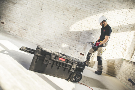 Qbrick Skrzynia narzędziowa na kółkach o wysokiej pojemności System One Longer Technik