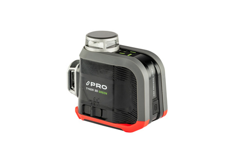 Pro laser krzyżowy TYXXER 3DG z zieloną wiązką 3x360 