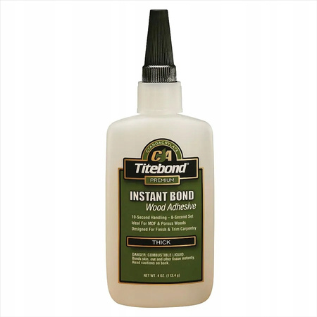 Titebond Instant Bond Wood Adhesive Rzadki Klej do drewna Szybkoschnący 56g