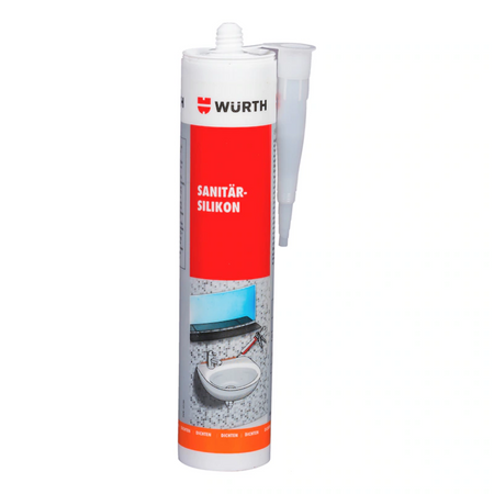 Wurth Silikon sanitarny octanowy czarny 310 ml