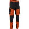 Lahti Pro Spodnie z elementami stretch ceglasto-czarne rozmiar 2XL CE