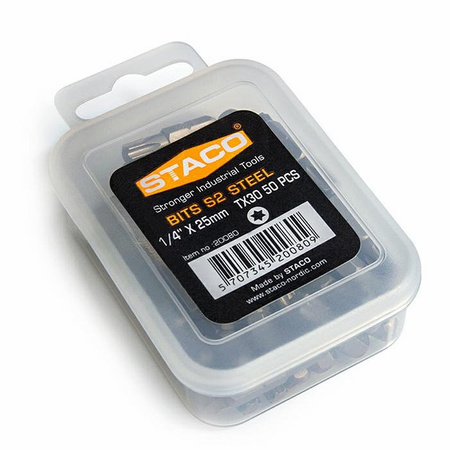 20080.STACO  bit 1/4 in TX30x25mm50 szt