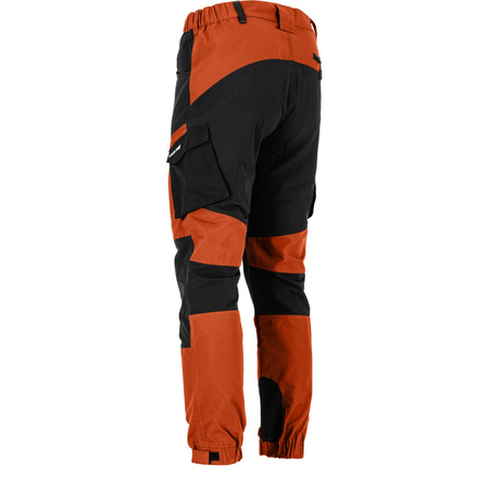Lahti Pro Spodnie z elementami stretch ceglasto-czarne rozmiar 2XL CE