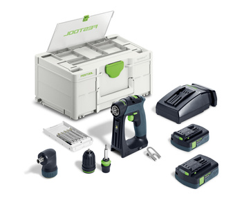 Festool Akumulatorowa wiertarko-wkrętarka CXS 18 C 3,0-Set