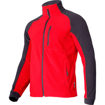 Lahti Pro Bluza polarowa czerwono-szara rozmiar 3XL CE