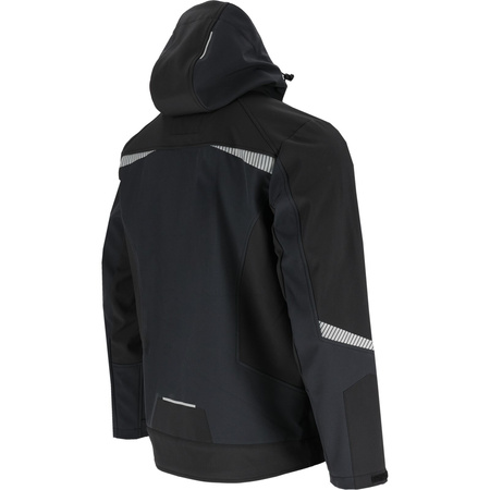 Lahti Pro Kurtka SOFTSHELL z kapturem czarna rozmiar 3XL CE
