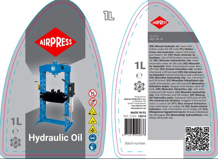 Airpress Olej hydrauliczny 1l