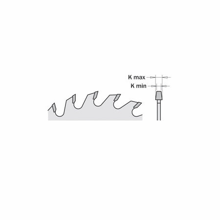 CMT Podcinak trapezowy 125mm(20) Z-24 K-3,4-4,2mm Typ.288