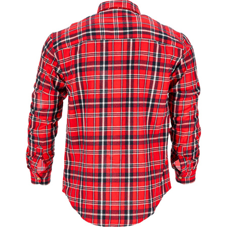 Lahti Pro Koszula flanelowa czerwono-granatowa gramatura 170g rozmiar 3XL CE
