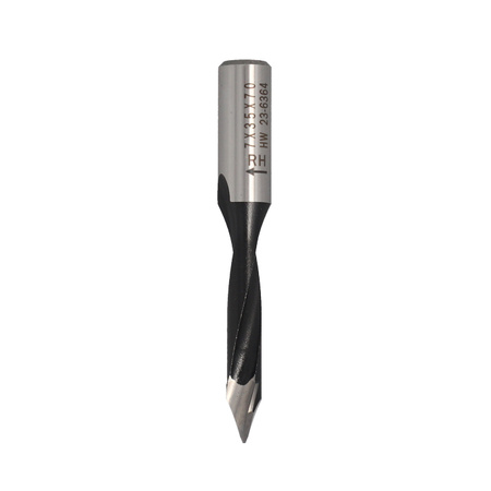 CMT Wiertło przelotowe standardowe D-7mm I-35mm L-70mm S-10x26mm Obroty Prawe Typ.314