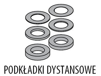 CMT Podkładka dystansowa fi55x9x35mm DO GŁOWICY 694.015 Typ.695.998