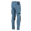 Lahti Pro Spodnie jeansowe jasnoniebieskie STRETCH ze wzmocnieniami rozmiar 2XL CE