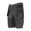 Lahti Pro Spodenki krótkie jeans czarne ze wzmocnieniami rozmiar XL CE