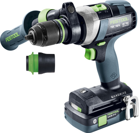 Festool Akumulatorowa wiertarko-wkrętarka TDC 18/4 5,0/4,0 I-Plus QUADRIVE