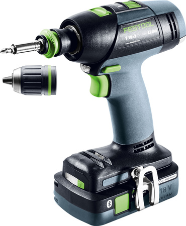 Festool Akumulatorowa wiertarko-wkrętarka T 18+3 HPC 4,0 I-Plus
