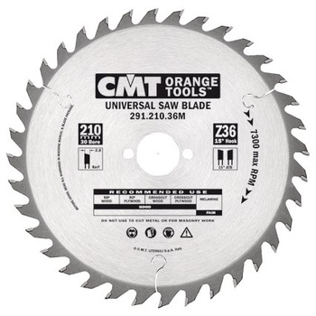 CMT Piła uniwersalna do elektronarzędzi 184mm(16) Z-24 Typ. 285-291