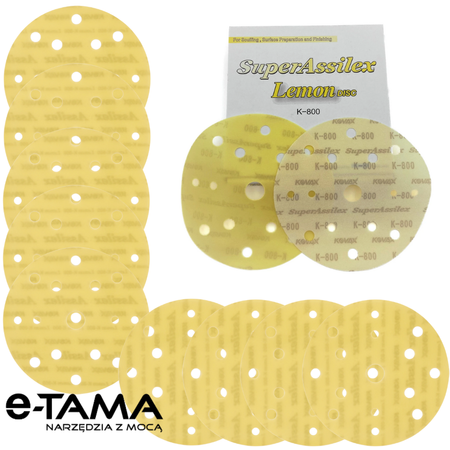 Kovax Super Assilex Lemon Krążek ścierny 150 mm P800