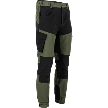 Lahti Pro Spodnie z elementami stretch zielono-czarne rozmiar 2XL CE