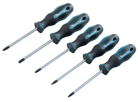 Makita Zestaw śrubokrętów Torx T10 / T15 / T20 / T25 / T30 100mm