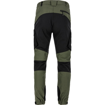 Lahti Pro Spodnie z elementami stretch zielono-czarne rozmiar 3XL CE