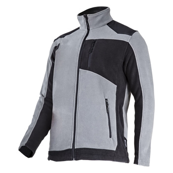 Lahti Pro Bluza polarowa ze wzmocnieniami szaro-czarne rozmiar 2XL CE