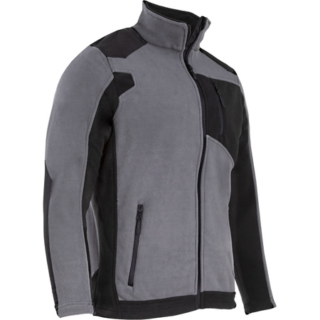 Lahti Pro Bluza polarowa ze wzmocnieniami szaro-czarne rozmiar 2XL CE