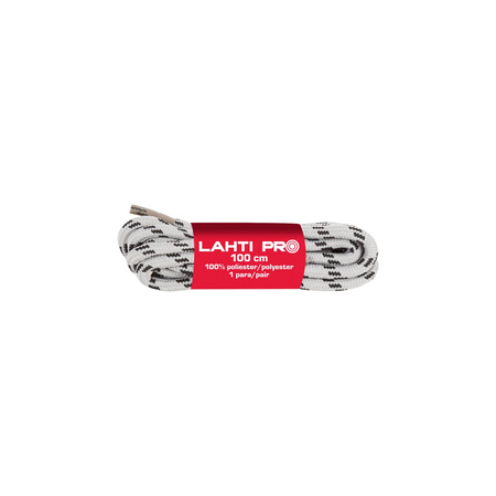 Lahti Pro Sznurowadła okrągłe szaro-czarne L904045P 10 PAR 150CM