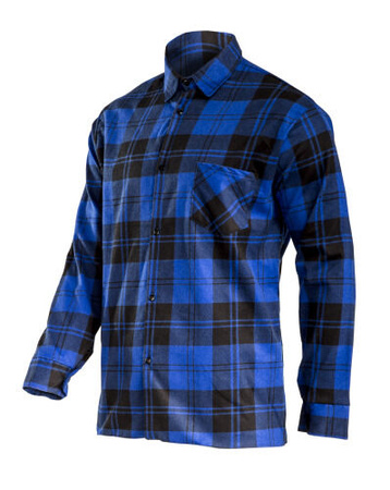 Lahti Pro Koszula flanelowa granatowa gramatura 170g rozmiar S CE
